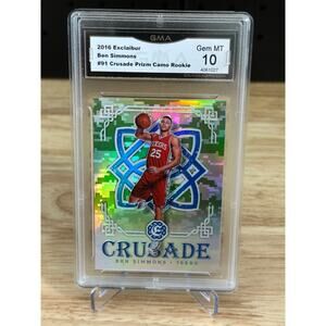 2016 Exclaibur Ben Simmons Camo RC GMA 10